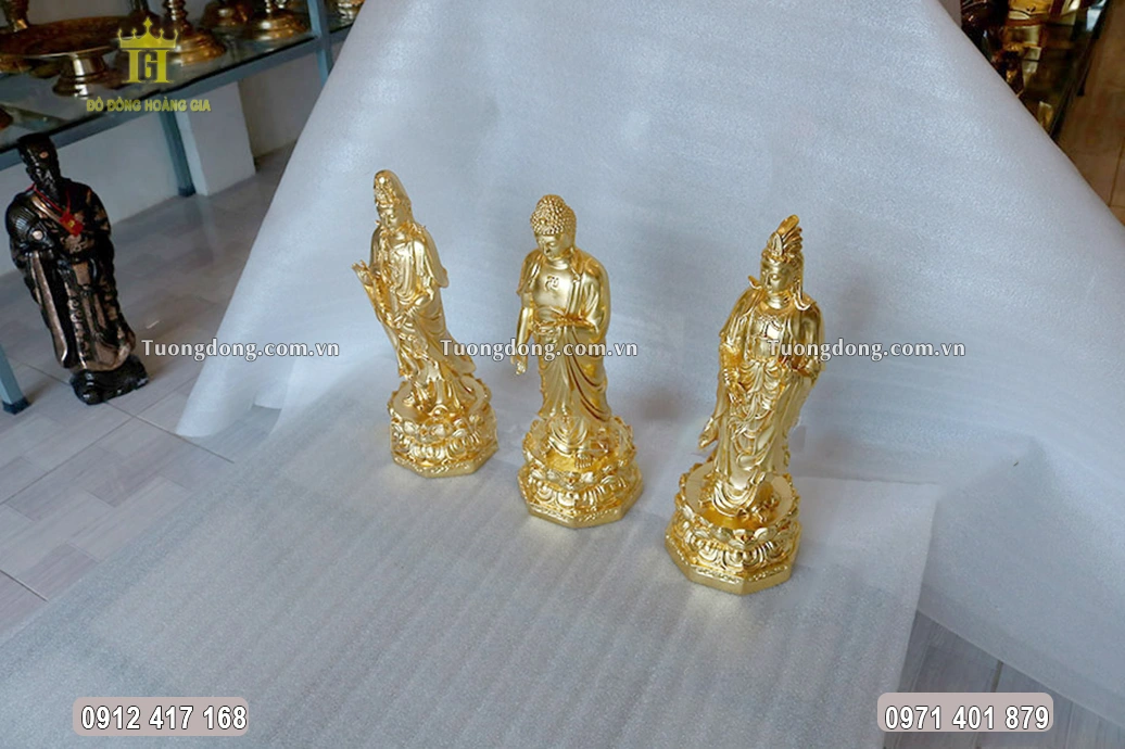 Hình ảnh bộ tượng từ trên cao nhìn xuống